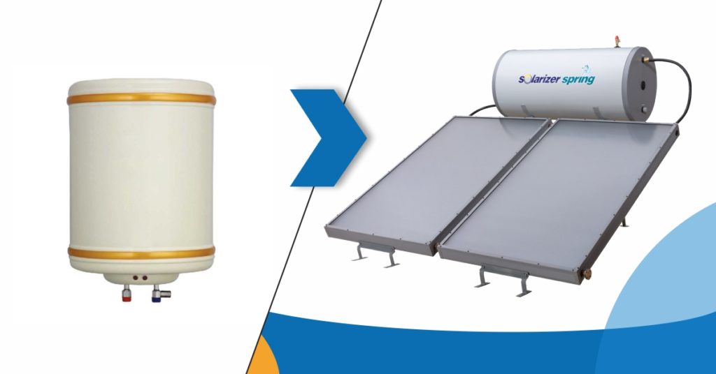 The transition from electric to solar water heater why is the shift